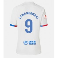 Koszulka piłkarska Barcelona Robert Lewandowski #9 Strój wyjazdowy 2023-24 tanio Krótki Rękaw